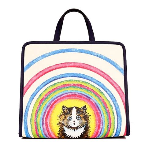 NEW GUCCI JUNIOR Coated Canvas LOUIS WAIN CAT 